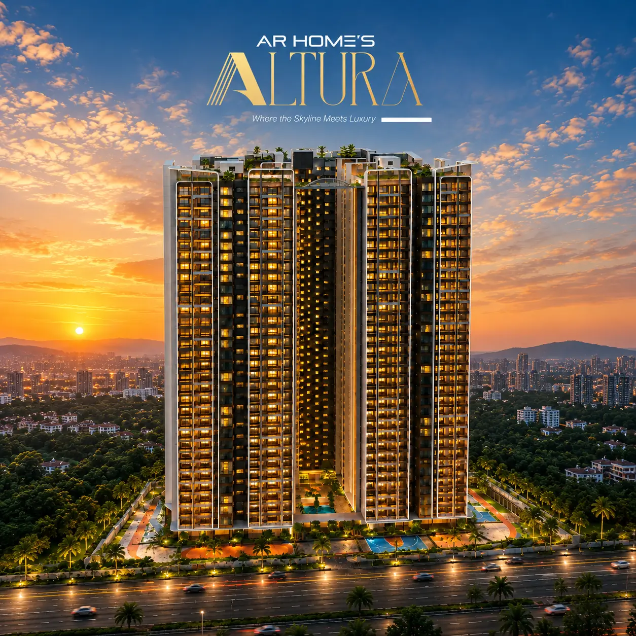 AR Homes Altura residential apartment project in Kollur, Hyderabad