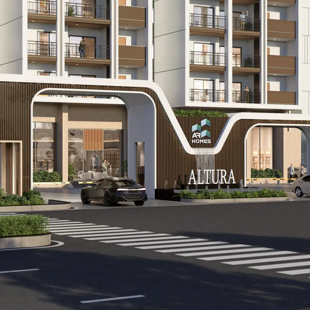 AR Homes Altura luxury apartment community in Kollur, Hyderabad